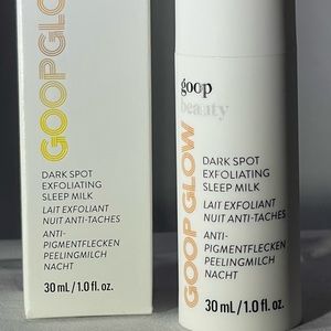 New Unused Goop Glow Dark Spot Exfoliating Sleep Milk 30ml